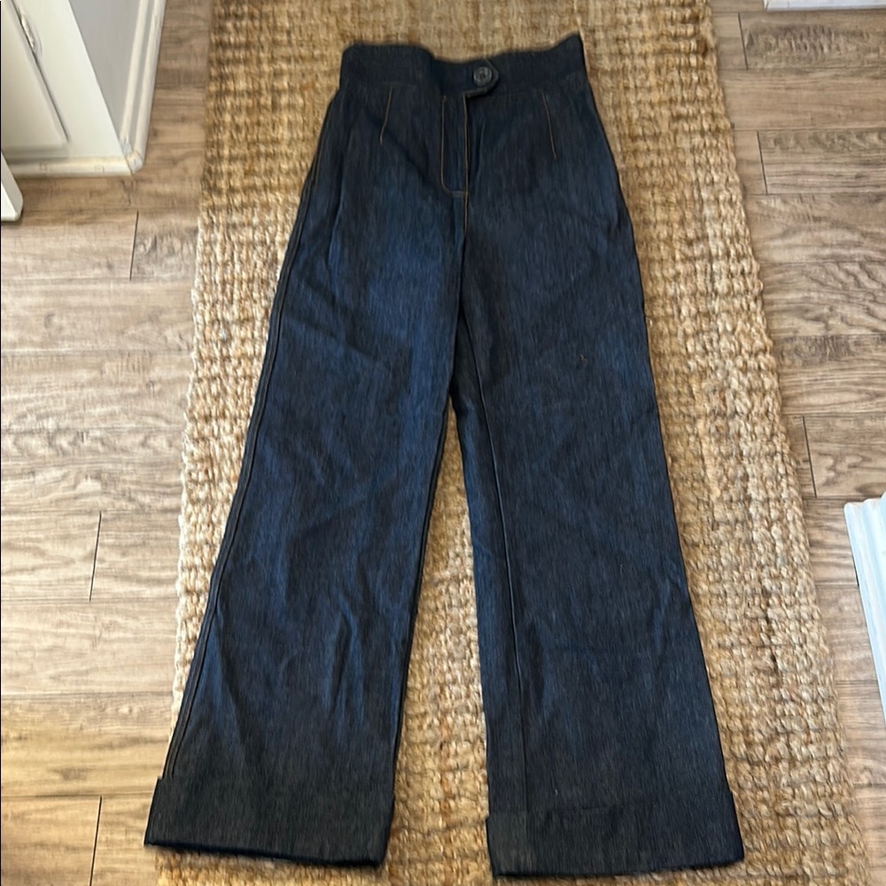 Cooperative Dark Blue Flare & Wide Leg Jeans